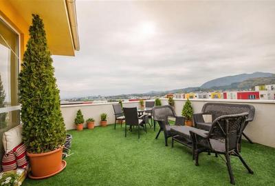 Penthouse extravagant,living spectaculos, semineu,terase generoase,Avantgarden, - 14