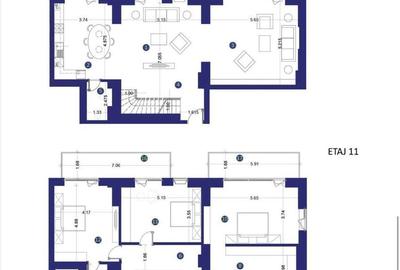 Duplex 5 camere 251 MP 8 Parcari Ștefan cel Mare - Parcul Circului - 19