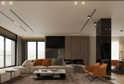 Penthouse spectaculos 358mp | Living 110mp | Terasa 84mp | Vedere Padure Baneasa - 2