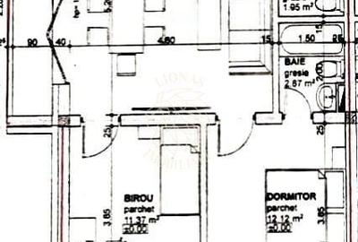 Apartament cu 3 camere decomandat în Calea Moldovei
