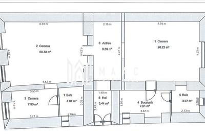 Apartament la casă  | 5 camere | 91 MPU | Regim Hotelier | Ultracentral - 5