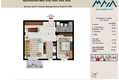 2 CAMERE | SISESTI | BUCURESTI SECTOR 1 | LANGA METROU | FINISAJE PREMIUM - 2