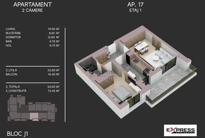 Apartament decomandat cu 2 camere, ansamblu securizat, Drumul Binelui - 5