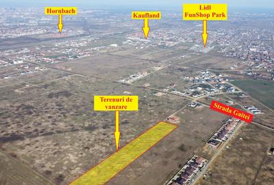 Terenuri de vanzare Mosnita, cu utilitati - 70 euro/mp+TVA - 2