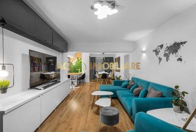 Apartament cu 3 camere semidecomandat, mobilat în Ultracentral