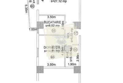 Apartament  2 camere | Balcon  Bd. Mihai Viteazu - 3