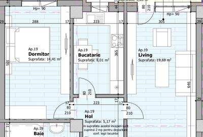 Apartament 2 camere, sos. Voinesti - Galata, accept credit avans 15%, autobuz - 7