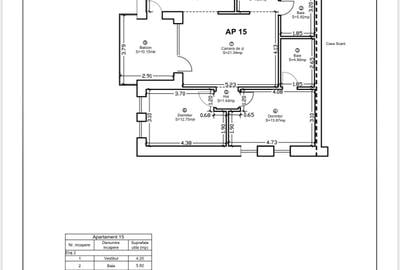 Apart. 3 cam. LUX, et. 2/3,bloc 2020 ,lift, centrala, parcare,  Emil R. Pipera - 25