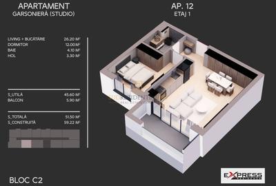Nou! Apartament modern tip studio, imobil premium, Parc Tudor Arghezi - 7
