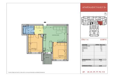 Apartament 3 camere, 62 mp I Apollo Park I - 2