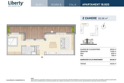 Apartament cu 2 camere semidecomandat în Semicentral