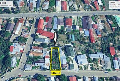 Teren 346mp de vanzare in Focsani pe strada Triumfului nr 3 - 5