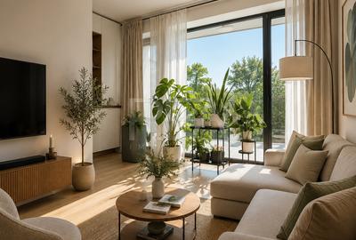 Apartament cu 3 camere decomandat, mobilat în Barbu Văcărescu