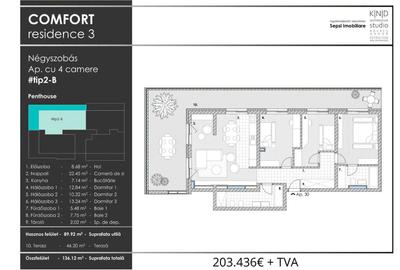 Penthouse-uri premium de vânzare în Sfântu Gheorghe - 10