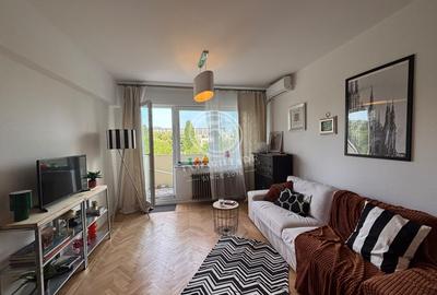 Apartament cu 2 camere semidecomandat, mobilat în Floreasca