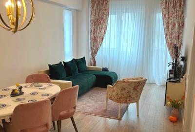 Apartament cu 2 camere semidecomandat, mobilat în Sisești