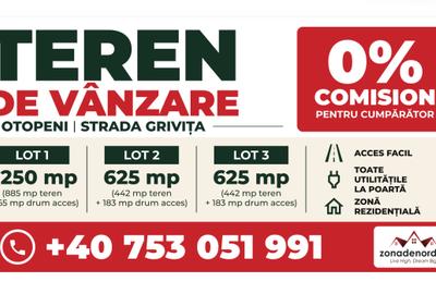 Teren Construcții intravilan de 2500 mp, în Central