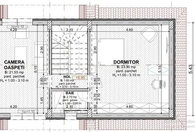 Vila 5cam-indiv la calcan-perete propriu/centru Popesti Leordeni - 9