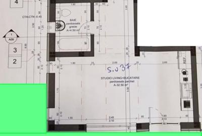 Garsonieră 37 mpu. grădină 50 mp. loc parcare privat, încălzire în pardoseală! - 9