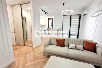 Apartament cu 2 camere semidecomandat, mobilat în Pipera