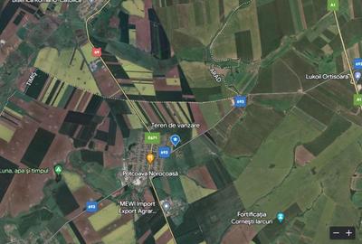 Teren Construcții extravilan de 53100 mp, în Orțișoara