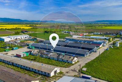 Hală industrială | 723 mp | DN13 Hălchiu | Autorizată ISU | Comision 0 - 1