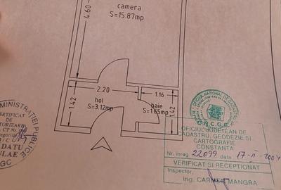 Vanzare garsoniera parter, 21 mp, utilata si mobilata zona CET - 7