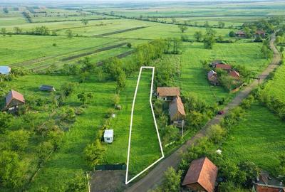 Teren 1.120 mp,Dobolii de Sus:liniste,aer curat si multiple posibilitati de util - 1