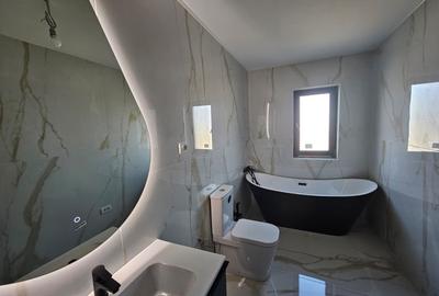 Duplex nou, P+E, 1 apartament la cheie, 1 la alb, Moșnița Veche, comision 0% - 33