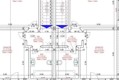 Duplex 4 camere - dormitor la parter - bucatarie inchisa - canalizare - 3