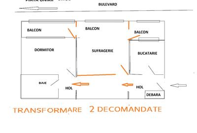 PIATA UNIRII-CANTEMIR,2 camere - 16