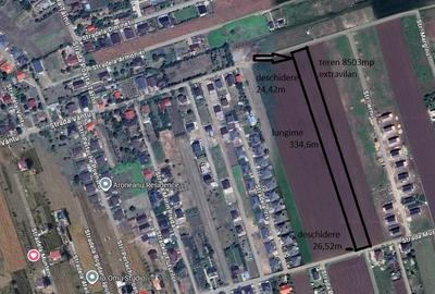 Teren Construcții intravilan de 8503 mp, în Aroneanu