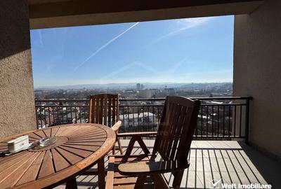 Apartament 3 camere, ultrafinisat, mobilat si utilat, panorama unica ! - 2