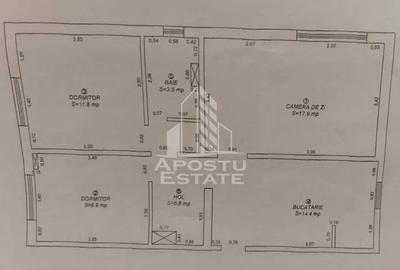 Apartament cu 3 camere, decomandat,centrala proprie,Spitalul Judetean - 8