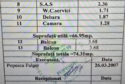 3 camere DECOMANDAT | 1981 | 7 min metrou | 74 mp |  DE RENOVAT - 19