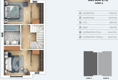 Complex de vile tip duplex si triplex  OTOPENI - PRETURI ATRACTIVE - 17