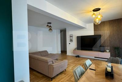 Apartament cu 4 camere semidecomandat, mobilat în Florești