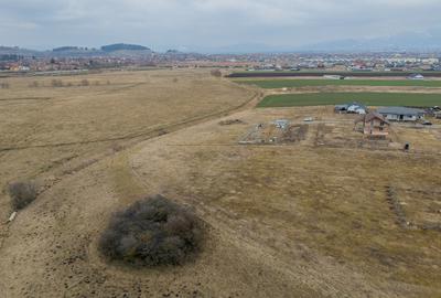 Teren 461 mp în Sânpetru, PUZ casă, vedere la munți, zonă liniștită - 5