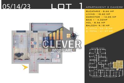 Apartament cu 2 camere decomandat în Theodor Pallady