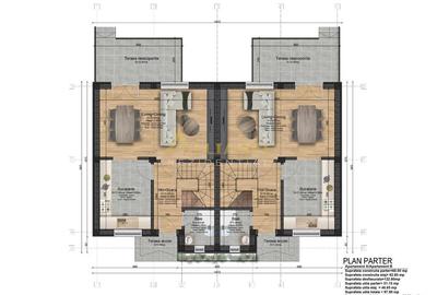 Casa tip Duplex - 2 dormitoare - 2 bai - 325 mp teren - 12