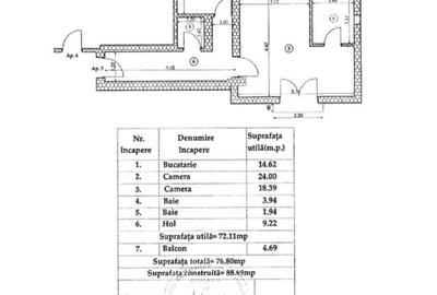 Apartament 2 camere -77 m.p.-view liber - 14
