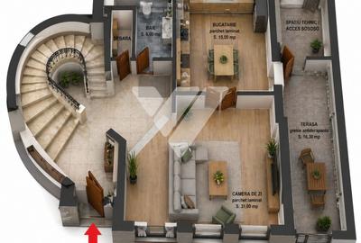 Casa individuala 4 camere, 150 mp, teren 500 mp - Sura Mare Sibiu - 4