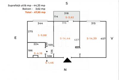 Apartament 2 camere, decomandat, zona Parc Primaverii Manastur - 7