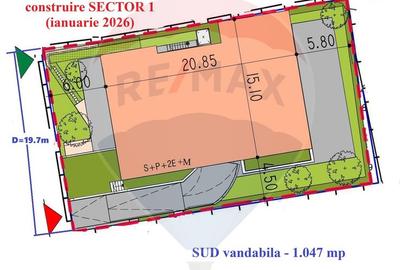 Teren Bucurestii Noi Autorizatie Construire S+P+2E+M - 1