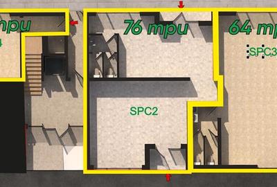Proprietar, spatii comerciale, 21-76 mpu , finisat, 2023, lMEGA IMAGE - 1