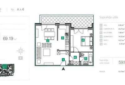Apartament Lux 2 Camere Sisesti I Vedere Lac I Metrou - 13