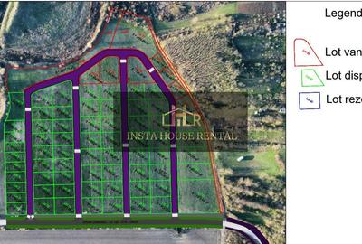Teren Construcții intravilan de 1000 mp, în Vânătorii Mici