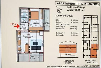 Ap 2 Camere Superb I Parc Liniei I Metrou Gorjului I Neofort 49 I Comision 0% - 17