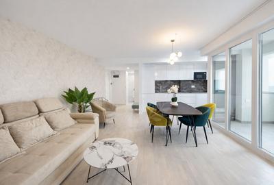 Apartament cu 3 camere decomandat, mobilat în Central