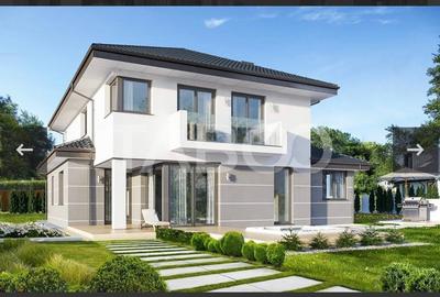 Casa individuala de vanzare cu teren, terasa, garaj si curte Selimbar - 4